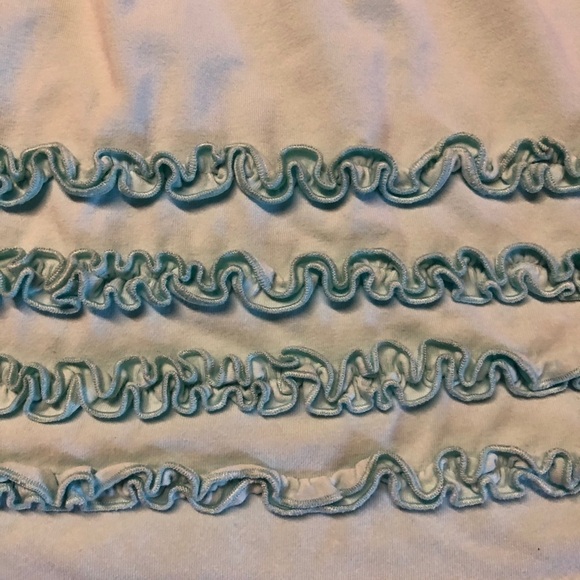 JANIE AND JACK GIRLS LIGHT BLUE RUFFLED DRESS SZ 3 - Picture 4 of 8